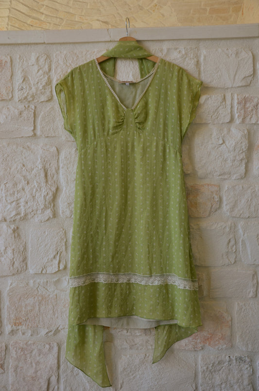 See By Chloe Silk Dress With Matching Scarf