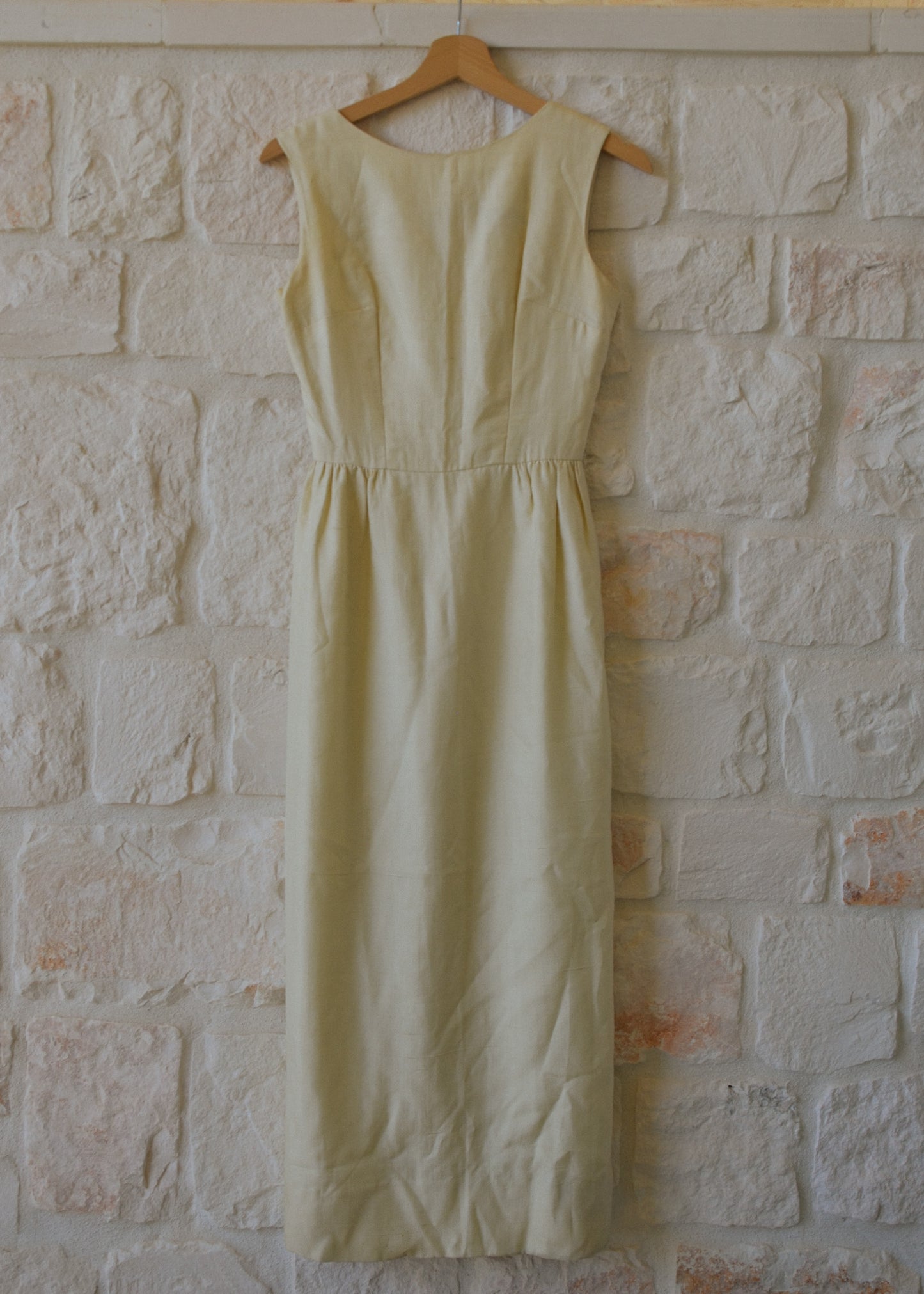 1960s B. Altman & Co. Young Colony Shop Silk Column Dress